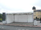 Traversenüberdachung 6x9m mit Wassertankbefestigung